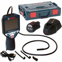Caméra d'inspection Bosch GIC 120 C - Set camera d'inspection Li-Ion 10.8V (1x batterie 2.0Ah) dans L-Boxx - 0601241201