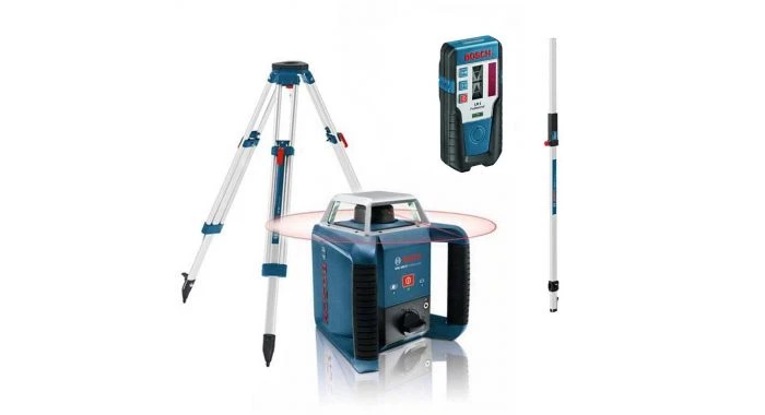Laser rotatif Bosch GRL 400 H Laser rotatif + récepteur LR 1 dans coffret + mire de chantier GR 240 + trépied BT 170 HD - 061599403U 3 Laser rotatif Bosch GRL 400 H Laser rotatif + récepteur LR 1 dans coffret + mire de chantier GR 240 + trépied BT 170 HD - 061599403U