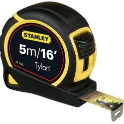 Mètre ruban rétractable Stanley 0-30-696 Mètre à ruban 5 m - Jaune