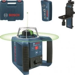 Laser rotatif Bosch GRL 300 HVG + RC 1 + WM 4 Laser rotatif en coffret - 100m - vert - 0601061700