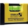 Niveau à bulle Stabila 17953 - Niveau à bulle Pocket PRO Magnetic, 7 cm, avec clip de ceinture -Mesureurs Soldes Magasin dec844a16a068378d681b7e331e77ca6
